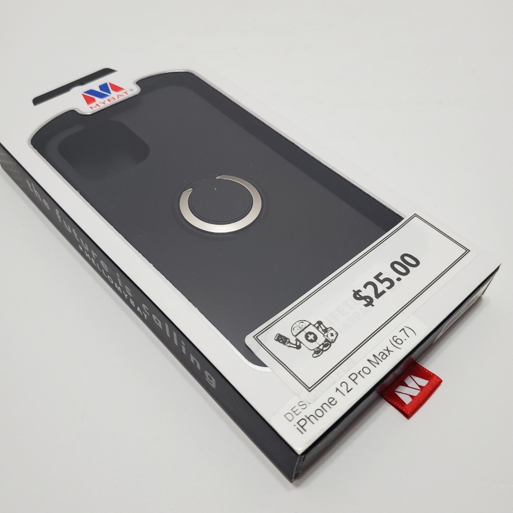 MYBAT Black Phone Case Apple iPhone 12 Pro/Max 6.7 New in Open Box